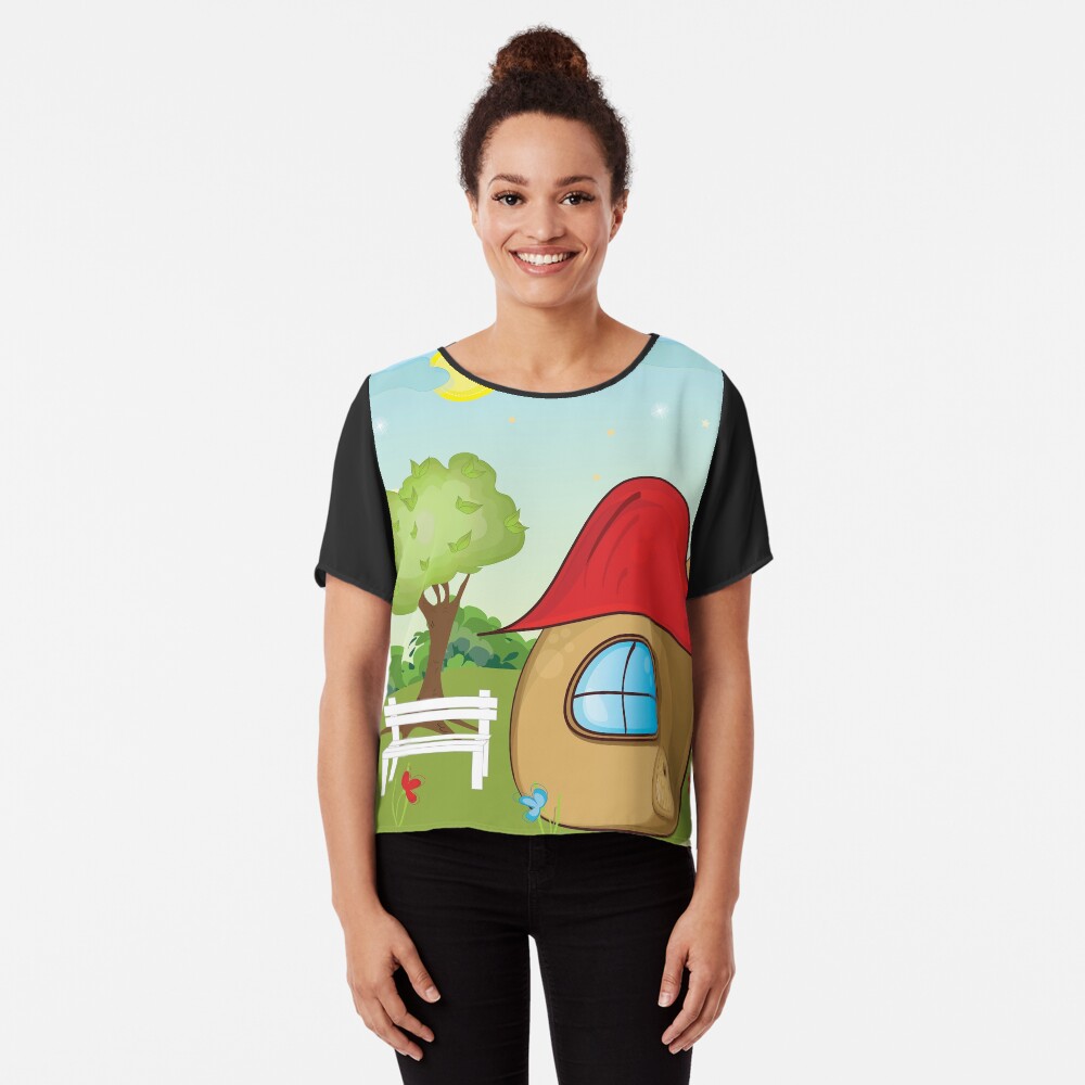 Item preview, Chiffon Top designed and sold by vectormarketnet.