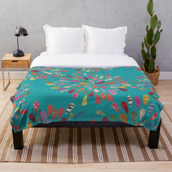 Petal Confetti Throw Blanket