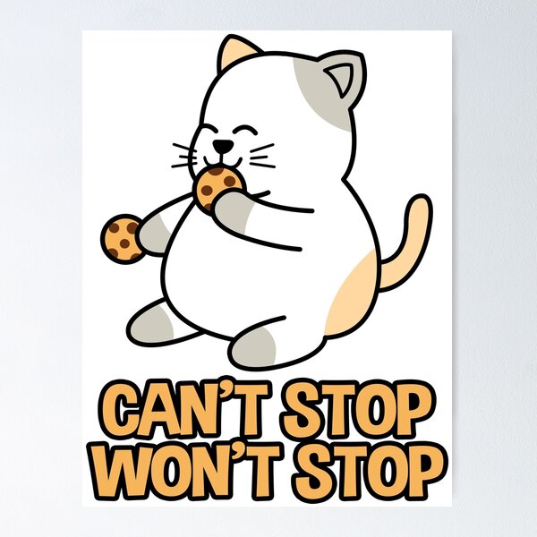 Item preview, Can not stop cat designed and sold by nmdesigns1.