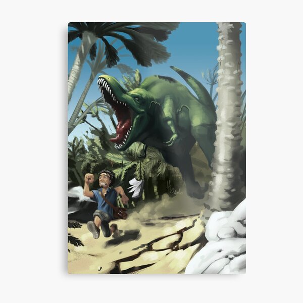 T-rex run Impression métallique