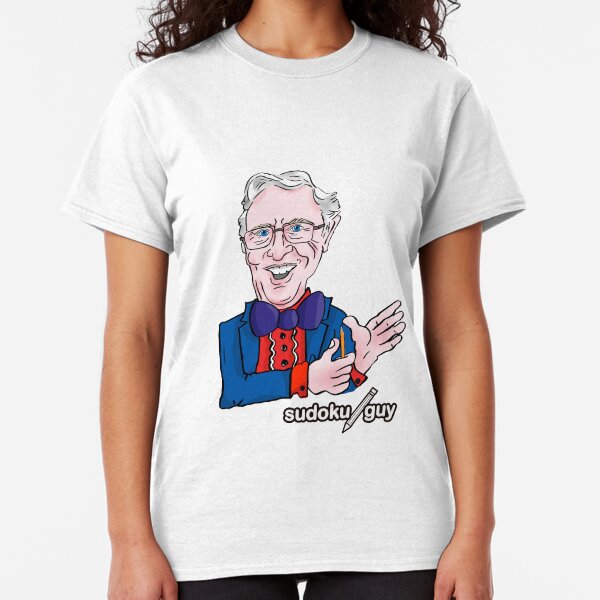 Sudoku Guy Version 1 Classic T-Shirt