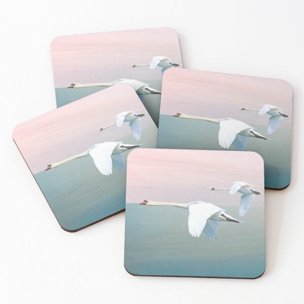 Item preview, Mute Swans at Sunrise designed and sold by FineArtography.
