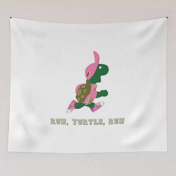 Item preview, Run Turtle Run Cute Running Turtle in Pink designed and sold by Hedgie Designs.