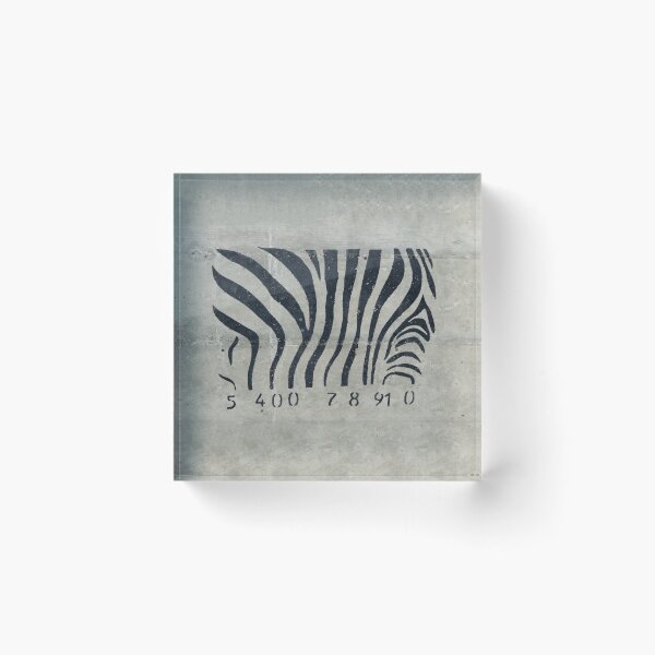 Item preview, Zebra graffiti in concrete wall photo designed and sold by paulo silveira.