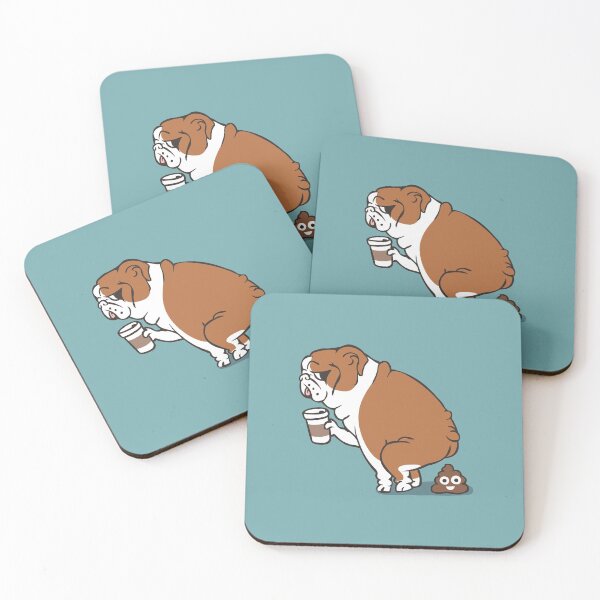 Item preview, Coffee makes English Bulldog Poop designed and sold by Huebucket.