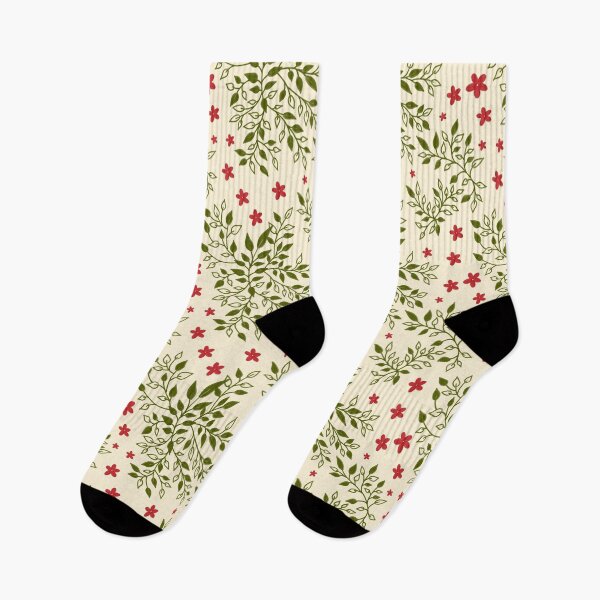 Item preview, Christmas Floral Pattern designed and sold by ventumpluviam.
