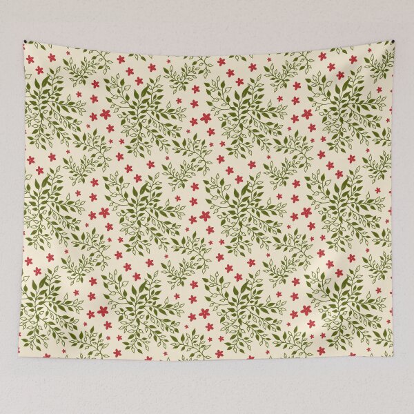 Item preview, Christmas Floral Pattern designed and sold by ventumpluviam.