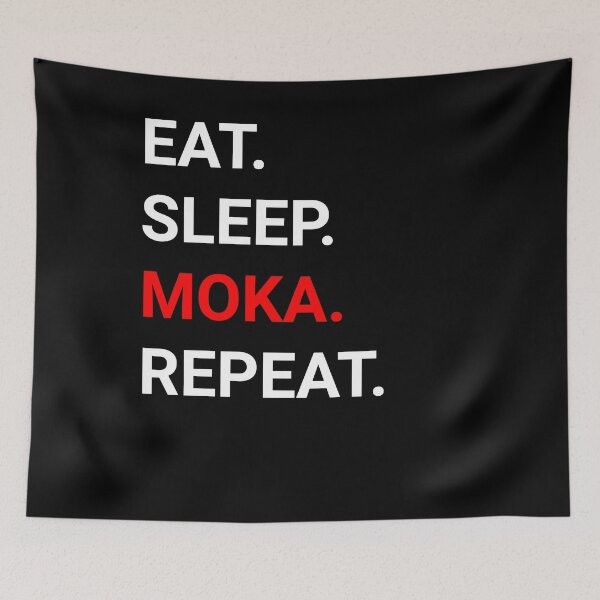 Item preview, Eat Sleep Moka Repeat. designed and sold by holo 2000.