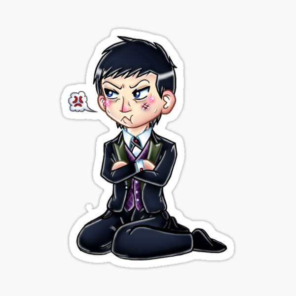 Grumpy Oswald Sticker Sticker