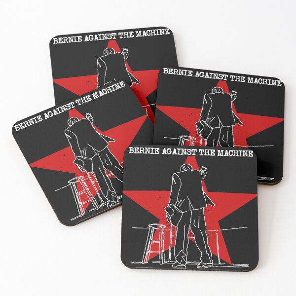 Item preview, BERNIE AGAINST THE MACHINE Bernie Sanders is fighting for Democracy designed and sold by milibadic.
