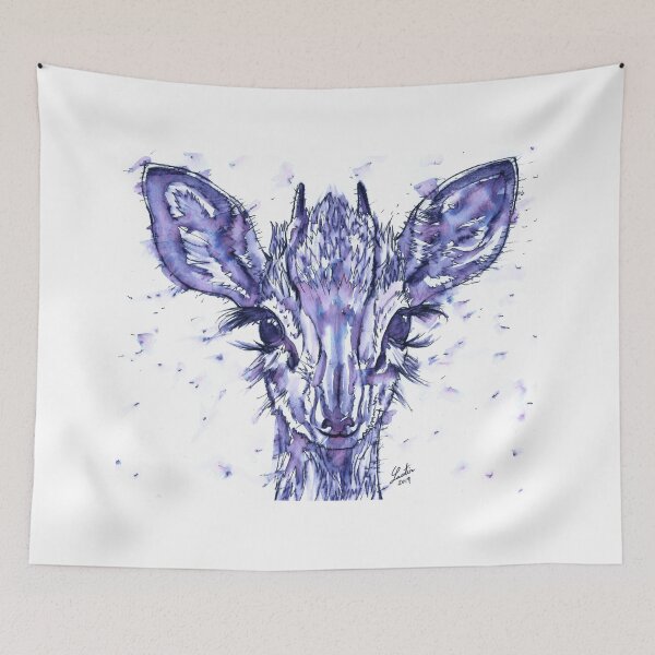 Item preview, ANTELOPE - watercolor and ink portrait.1 designed and sold by lautir.