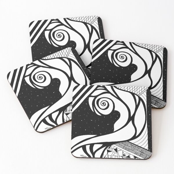Abstract 4 Coasters (Set of 4)