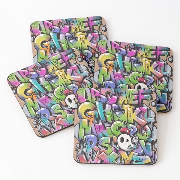 Item preview, Rainbow Alphabet Print by Maniak  designed and sold by maniakdraws.