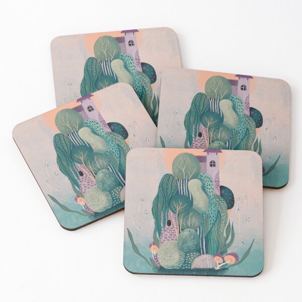 Dragon's home Coasters (Set of 4)