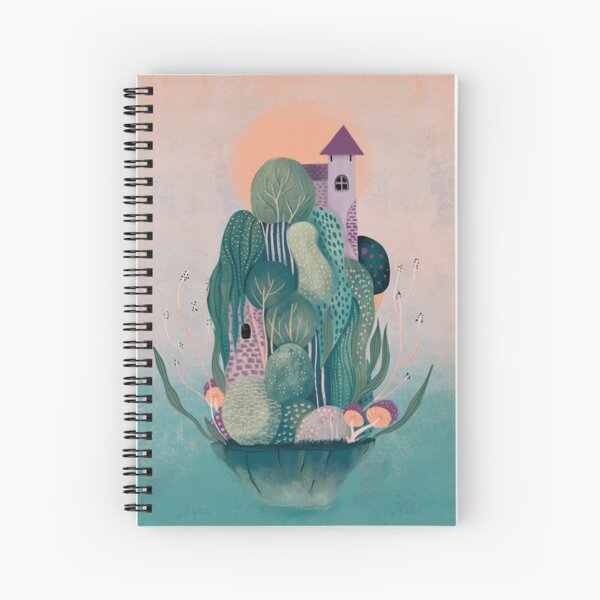 Dragon's home Spiral Notebook