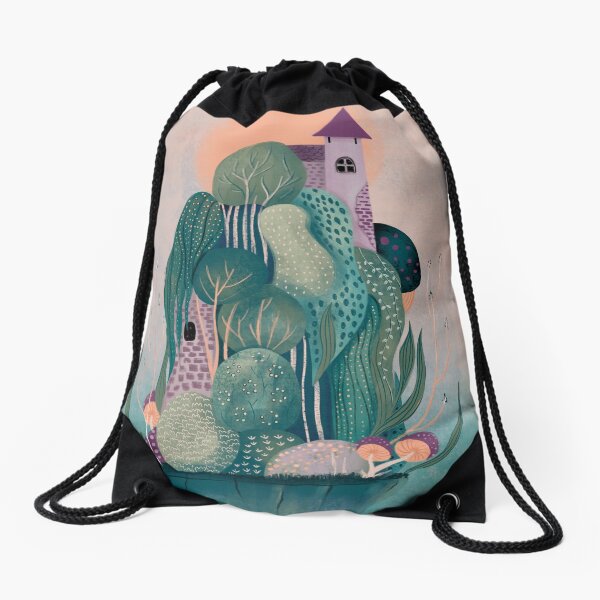 Dragon's home Drawstring Bag