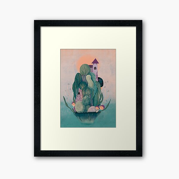 Dragon's home Framed Art Print