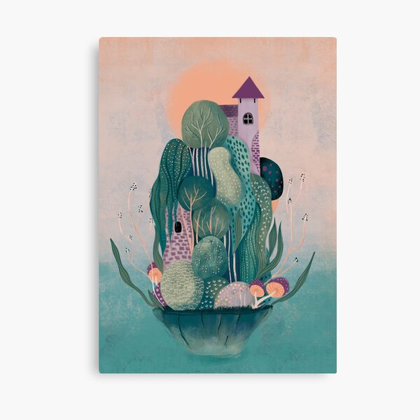 Dragon's home Canvas Print