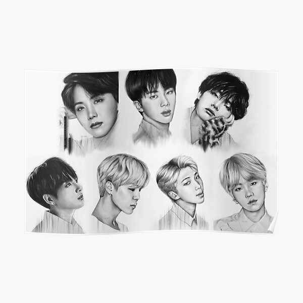 My first drawing of any BTS member   BTS WORLD