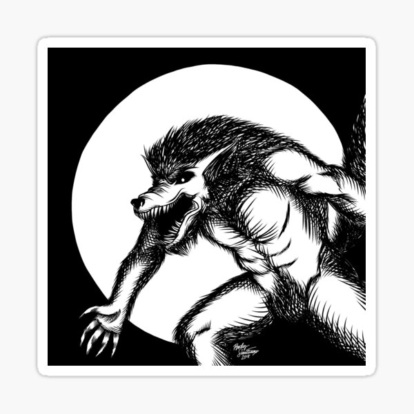 Werewolf Sticker