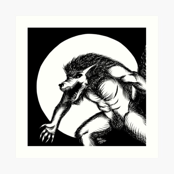 Werewolf Art Print