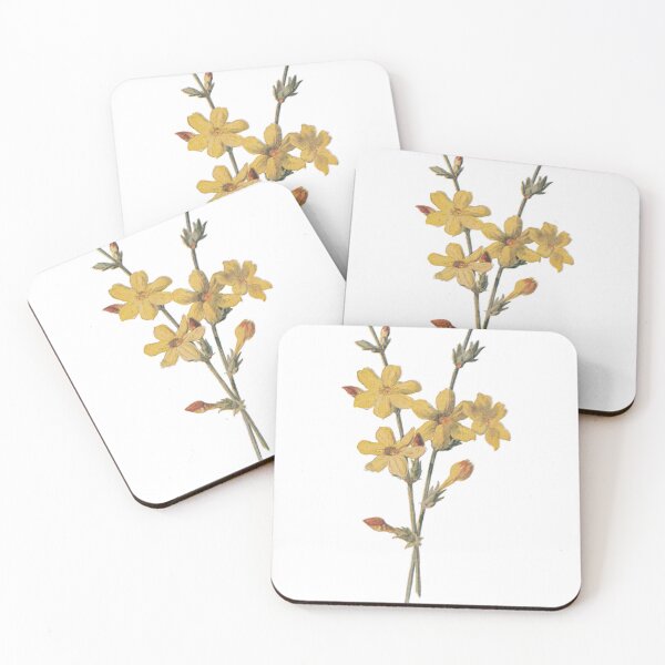 Item preview, Winter Jasmine Floral Art Antique Botanical Print by Hulme designed and sold by simpson92.