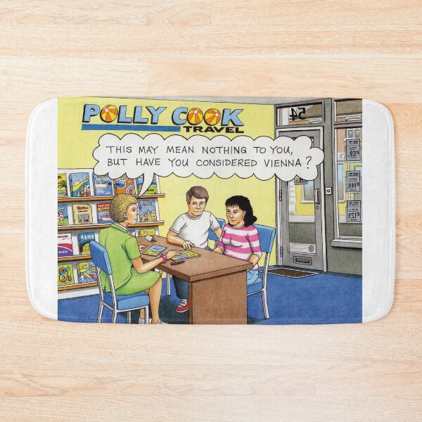 Item preview, Vienna pop song-inspired cartoon joke designed and sold by Retroblast.