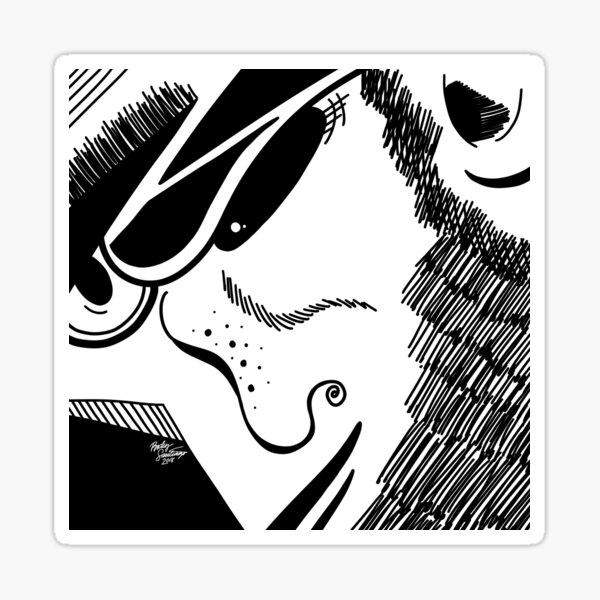 Abstract Toon 2 Sticker