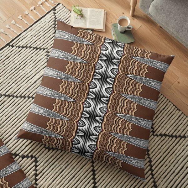 Exotic Crochet (1) Floor Pillow