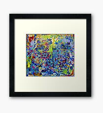 Rube Goldberg Abstract Framed Print