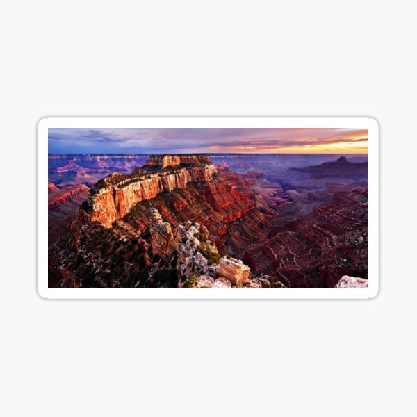 Sunrise at the Grand Canyon, Arizona USA Sticker