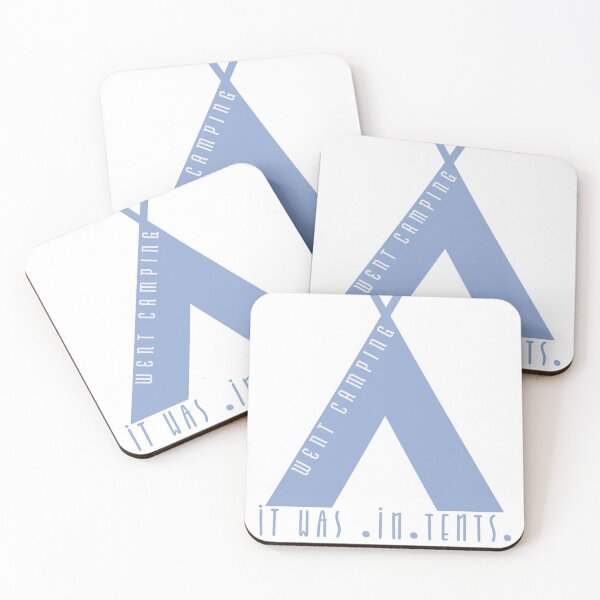Item preview, Intents Camping (Blue) designed and sold by annadavenport23.
