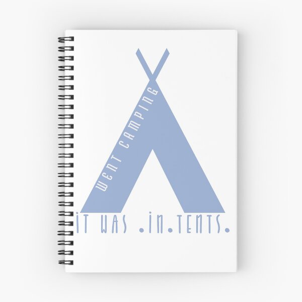 Item preview, Intents Camping (Blue) designed and sold by annadavenport23.