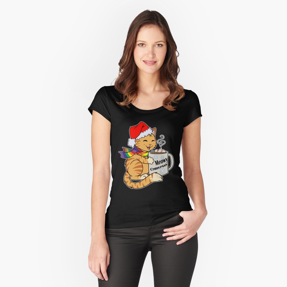 Item preview, Fitted Scoop T-Shirt designed and sold by cybercat.