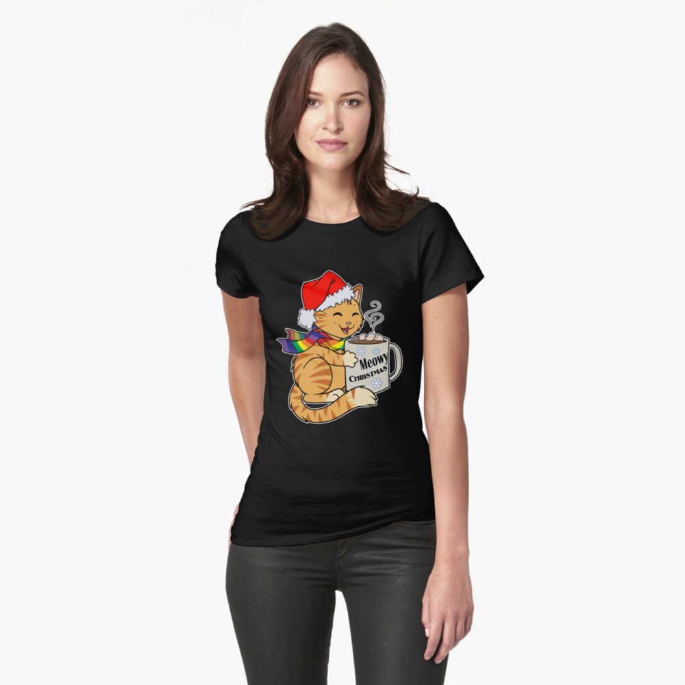 Item preview, Fitted T-Shirt designed and sold by cybercat.