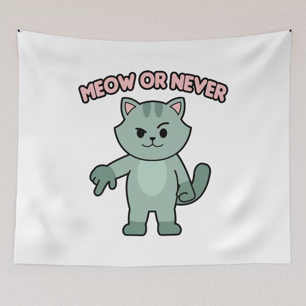 Artikelvorschau, Meow or never Katze entworfen und verkauft von nmdesigns1.