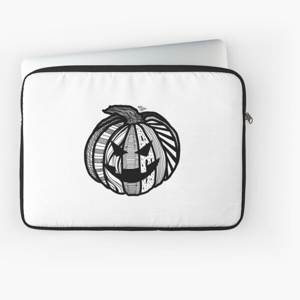 Abstract Jack-o'-lantern Laptop Sleeve