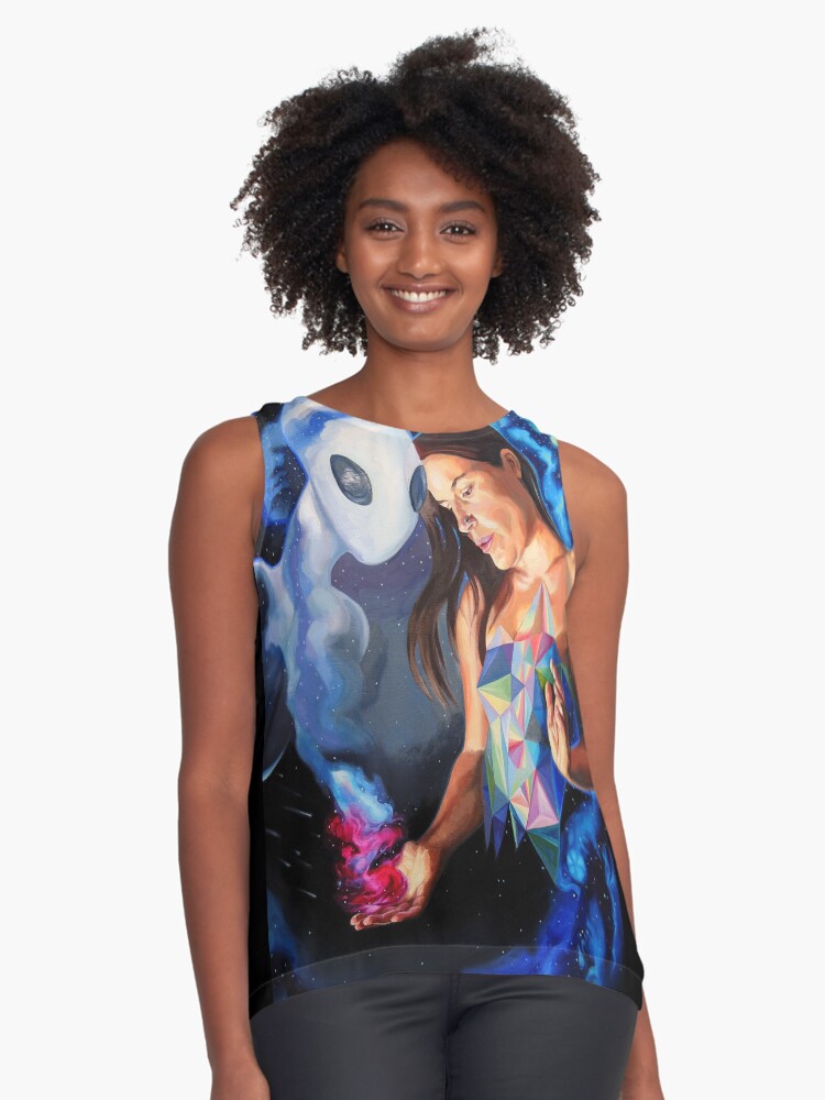 Item preview, Sleeveless Top designed and sold by BlueStarseed.