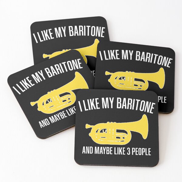 Item preview, Marching Baritone - I like my baritone and maybe like 3 people! Funny Marching Band Gift designed and sold by HEJAshirts.