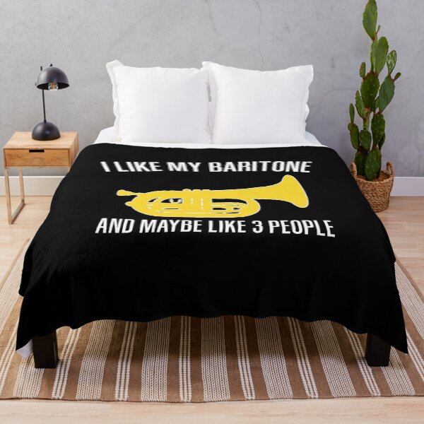 Item preview, Marching Baritone - I like my baritone and maybe like 3 people! Funny Marching Band Gift designed and sold by HEJAshirts.