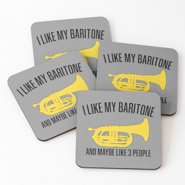 Item preview, Marching Baritone - I like my baritone and maybe like 3 people! Funny Marching Band Gift designed and sold by HEJAshirts.