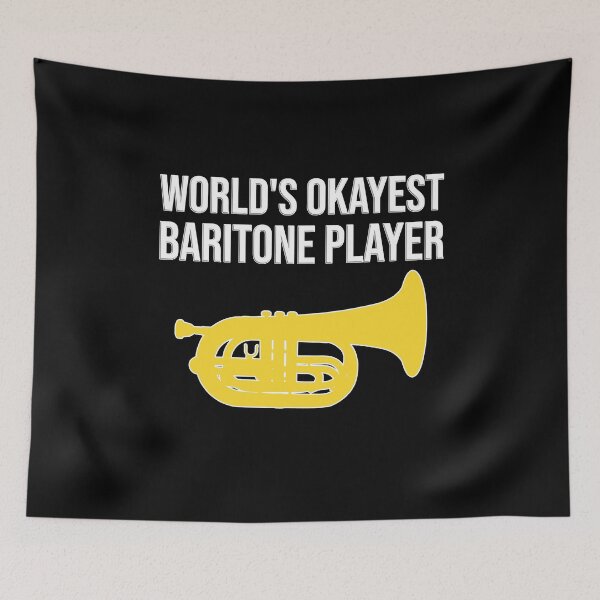 Item preview, Marching Baritone - World's okayest baritone player - Funny Marching Band Gift designed and sold by HEJAshirts.