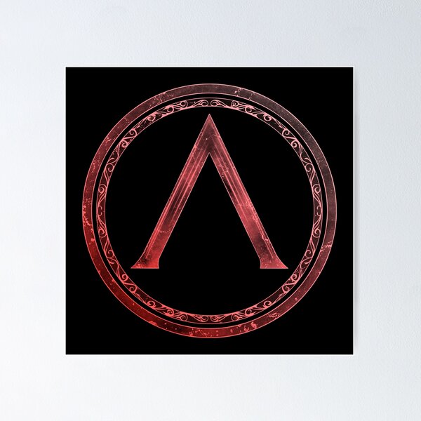Sparta Lambda Schild Poster