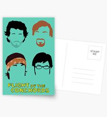 Flight of the Conchords: Silly-ettes Postcards