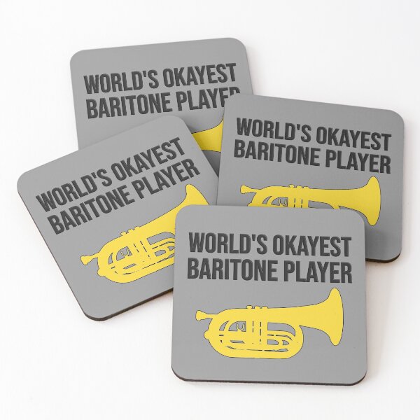 Item preview, Marching Baritone - World's okayest baritone player! Funny Marching Band Gift designed and sold by HEJAshirts.