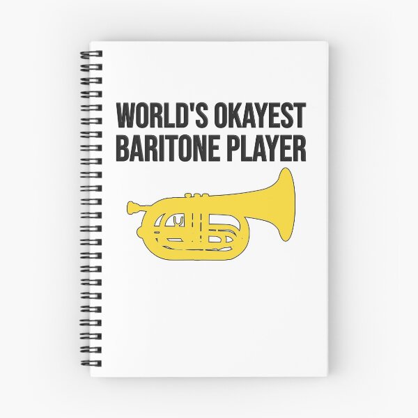 Item preview, Marching Baritone - World's okayest baritone player! Funny Marching Band Gift designed and sold by HEJAshirts.