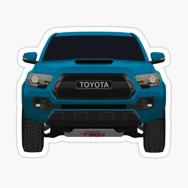 Item preview, Bright Blue Toyota Tacoma TRD Pro  designed and sold by MinimalVehicle.