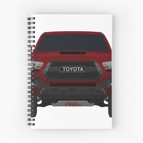 Artikelvorschau, Roter Toyota Tacoma TRD Pro entworfen und verkauft von MinimalVehicle.