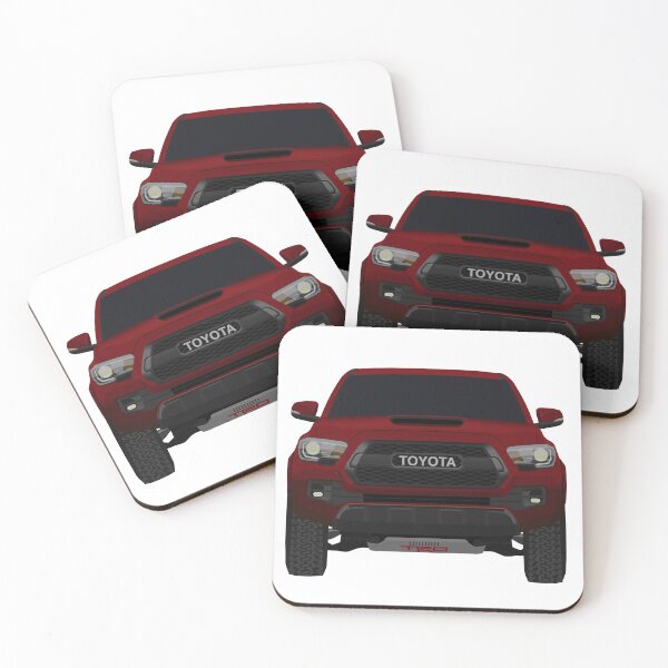 Item preview, Red Toyota Tacoma TRD Pro  designed and sold by MinimalVehicle.