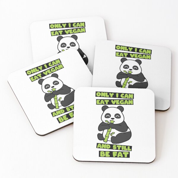 Item preview, Only i can eat vegan and still be fat panda designed and sold by nmdesigns1.